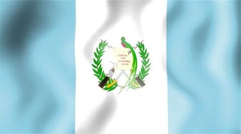 HD Waving flag - Guatemala Video stock 44908684
