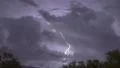 HD wide lightning storm clouds flashing subtle intense time lapse 1 HD Footage