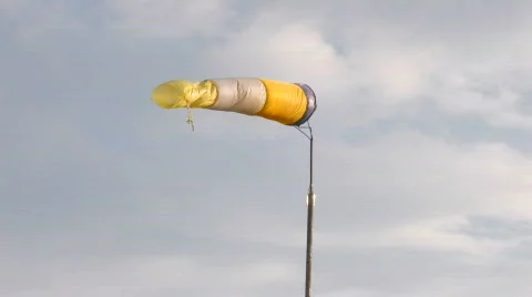 HD windsock moving from wind  Stock-Footage 515774