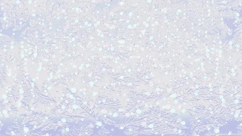 HD winter background. Glittering frozen window white background Stock Footage 120735583