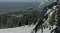 HD Winter Landscape, Ski Resort in Beautiful Mountains in Cold Season HD Footage