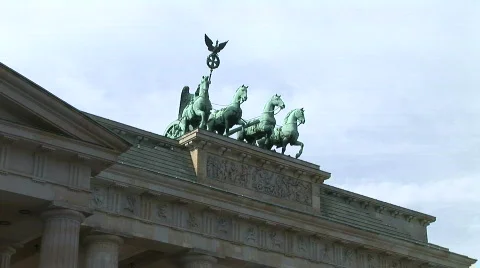 HD1080i Pariser Platz Berlin Stock Footage