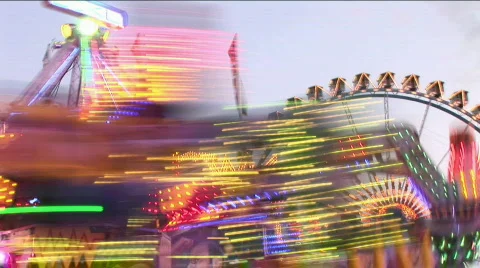 HD1080p Oktoberfest. Munich beer festival 2009 Stock Footage