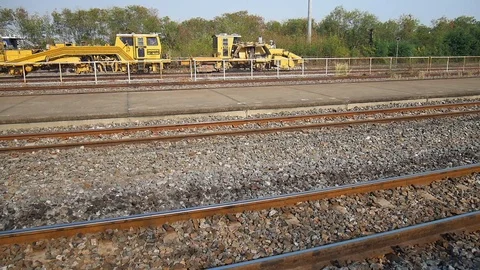 HD1080P Train Station Stock Footage 125326850