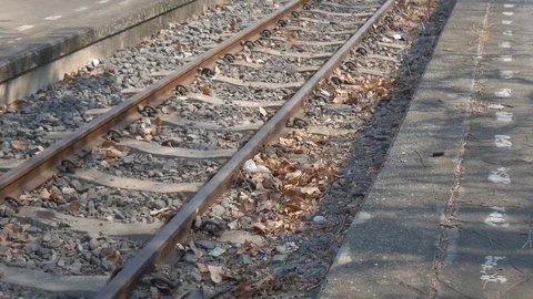 HD1080P Train Station Stock Footage 125326875