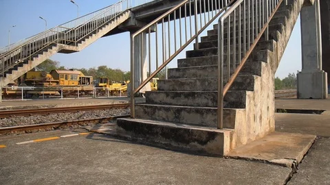 HD1080P Train Station Stock Footage 125326962