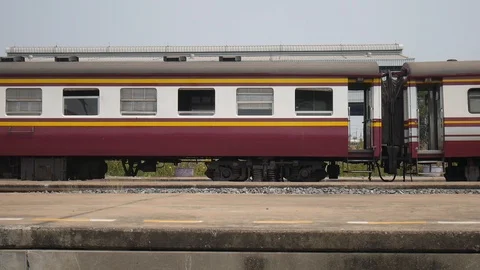 HD1080P Train Station Stock Footage 125383668