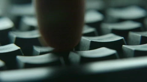 HD1080p Typing on a keyboard. Vídeo Stock 655093