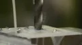 HD1080p25 CNC Lathe Machine drill work with metal HD Footage
