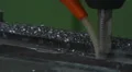 HD1080p25 CNC Machine drill work with metal HD Footage