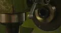HD1080p25 CNC Machine lathe work with metal HD Footage