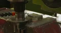 HD1080p25 CNC Machine work with metal HD Footage