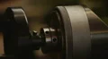 HD1080p25 CNC Machine work with metal HD Footage