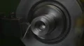 HD1080p25 CNC Machine work with metal HD Footage