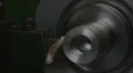 HD1080p25 CNC Machine work with metal HD Footage