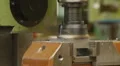 HD1080p25 CNC Machine work with metal HD Footage
