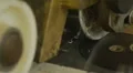 HD1080p25 CNC Machine work with wood. Dolly. HD Footage