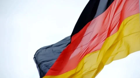 HD1080p50 German flags 스톡 동영상 41070657