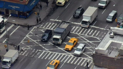 HD25 CROSSWALK Stock Footage 398669