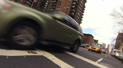 HD25 NYC TRAFFIC Stock Footage 398676
