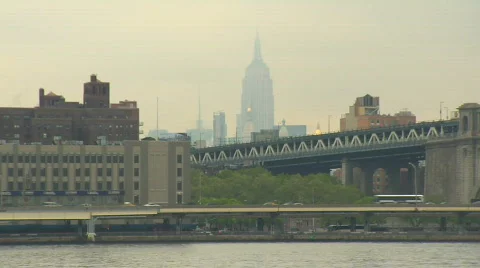 HD30 NYC OVERPASS VIEW Stock Footage 396753