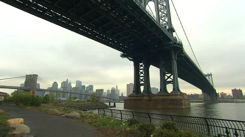 HD30 UNDER THE BRIDGE 01 Stock Footage 396883