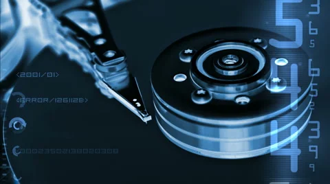 HDD data Stock Footage 1105201