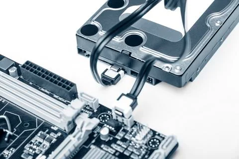 HDD drive isolated Stock Photos