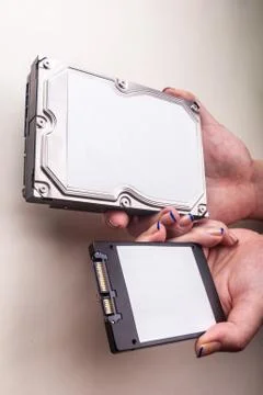 Hdd in hsnds Stock Photos