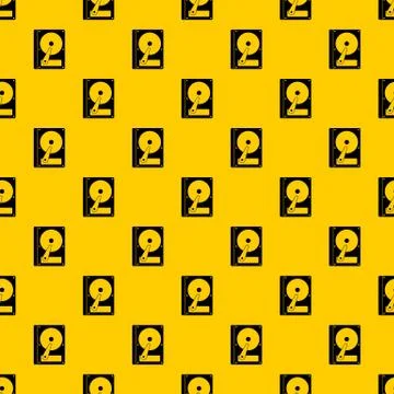 HDD pattern Illustrazione stock