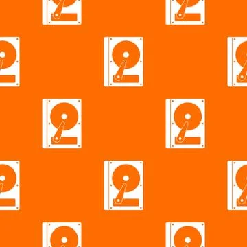 HDD pattern seamless Illustrazione stock