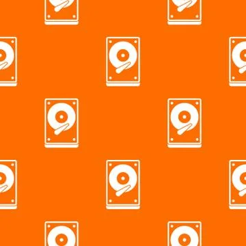 HDD pattern seamless Illustrazione stock