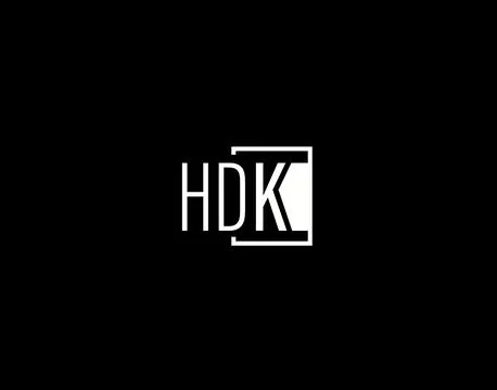 HDK Logo and Graphics Design, Modern and Sleek Vector Art and Icons isolate.. Stock Illustration