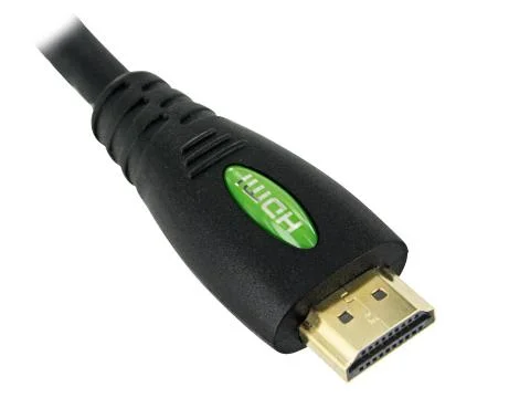 HDMI Cable with Green Label Foto stock