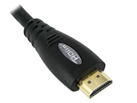 HDMI Cable with Grey Label Stock Photos