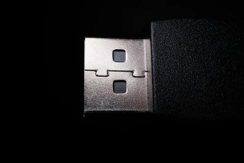 HDMI Cable Plug Connector Macro Electronics 스톡 사진