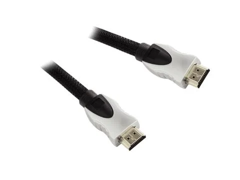 HDMI Cable with Silver Connectors Stock Photos