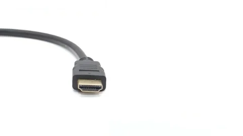 Hdmi cable video Stock Footage 301058937