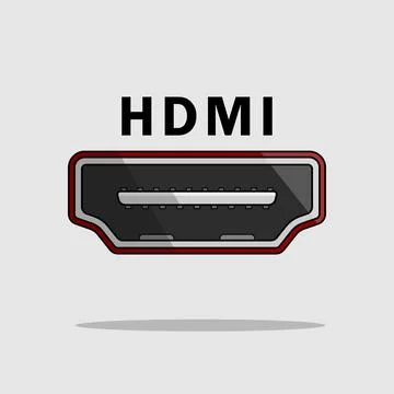 HDMI Connector Stock Illustration