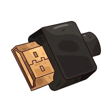 HDMI illustration Stock Illustration