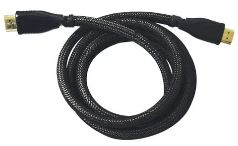 HDMI Lead Coiled Stock Photos