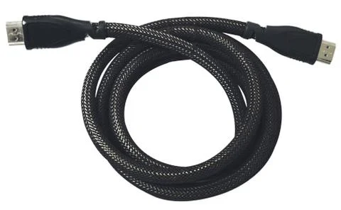 HDMI Lead Coiled Stock Photos