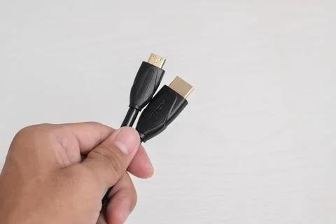 HDMI mini HDMI adapter Stock Photos