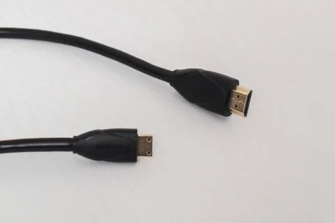 HDMI mini HDMI adapter Stock Photos
