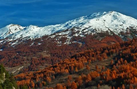 HDR alpine landscape Stock Photos