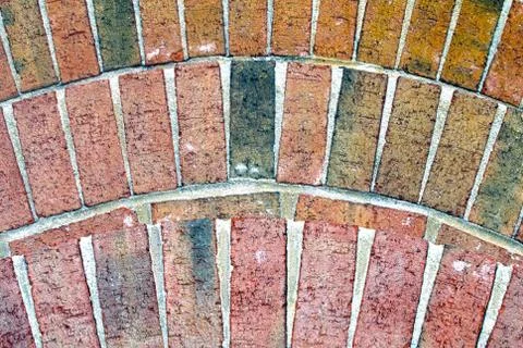 HDR Brick Pattern Foto stock