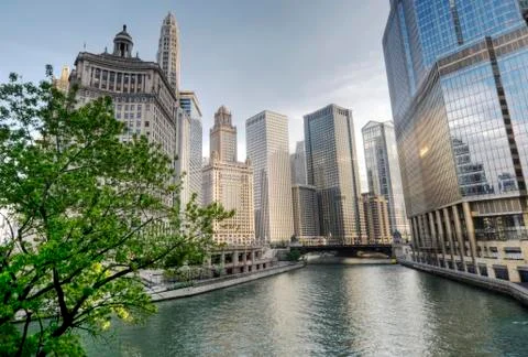 HDR of Chicago Stock Photos