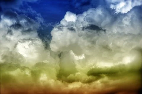 Hdr cloudscape photo background. Stock Photos