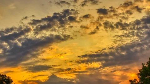 HDR dramatic sunset timelapse 5k Prores422HQ 스톡 동영상 115083402