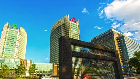 HDR financial district Stock Footage 32519050